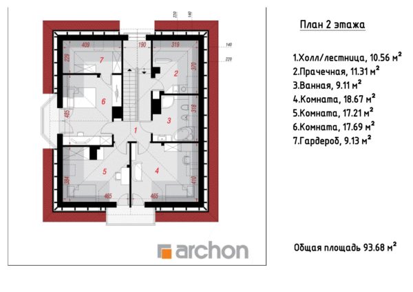 Планировка дома из сэндвич-панелей